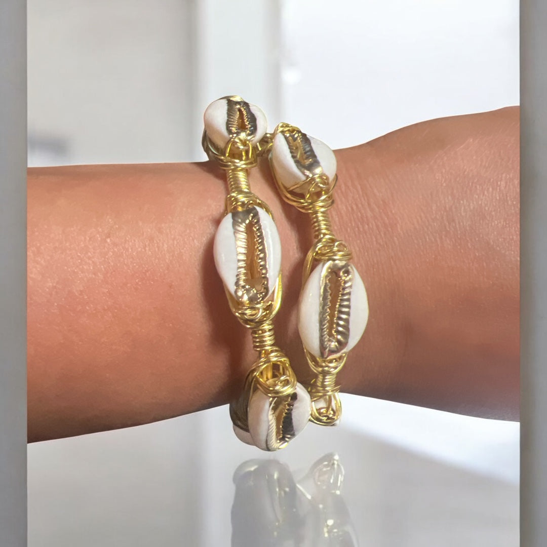Cowrie Shell Bangles