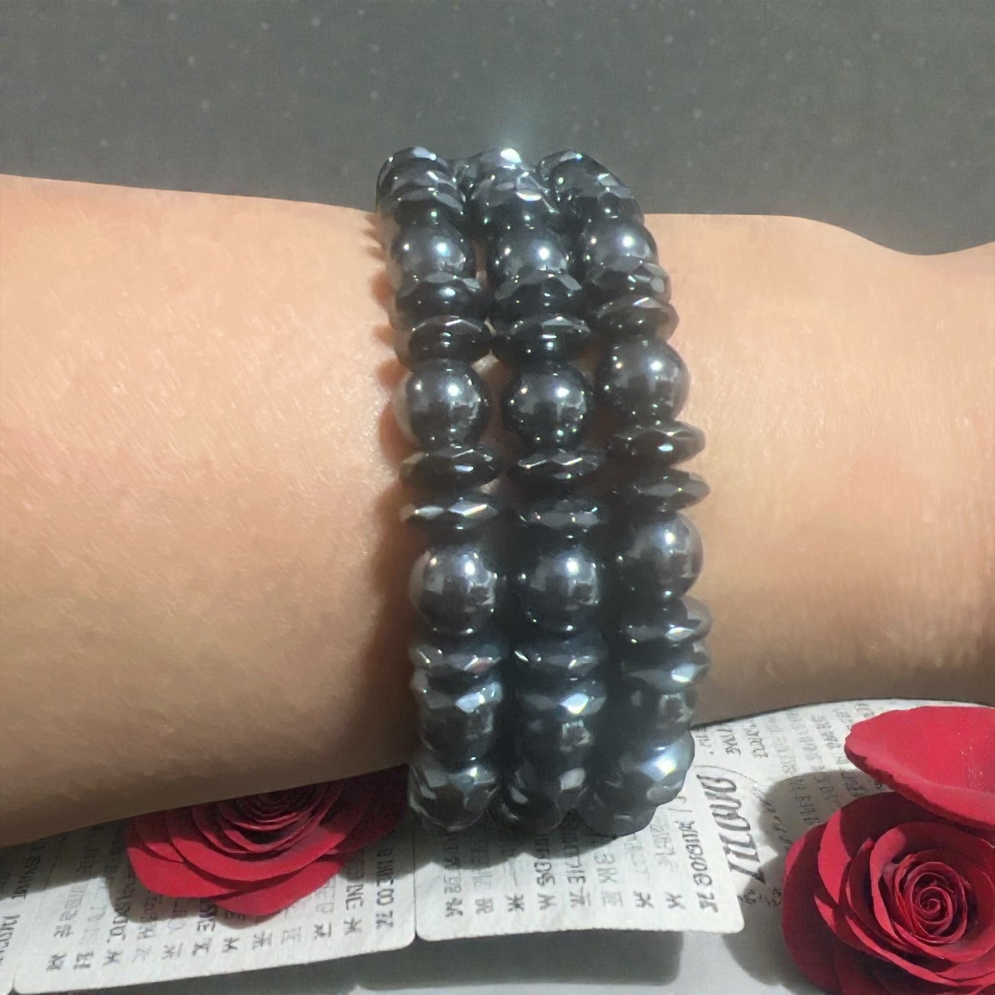 Hematite With Faceted Disk