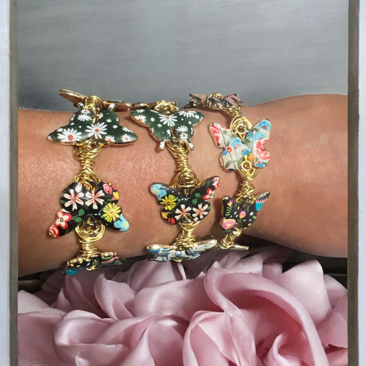 Colorful Butterfly Bangle