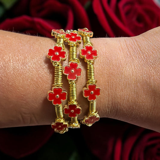 Red Clover Bangle