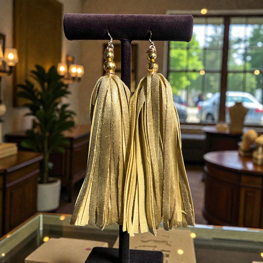 Gold Fabric Tassels