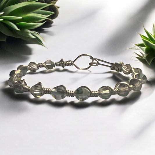 Clear Crystal Bangle