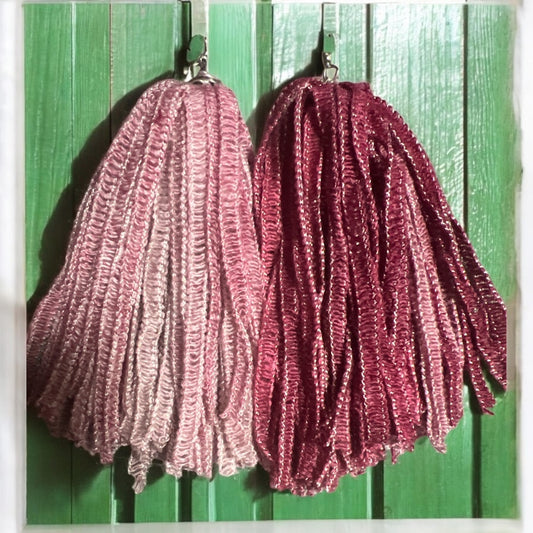Berry Patch Tassel Earrings