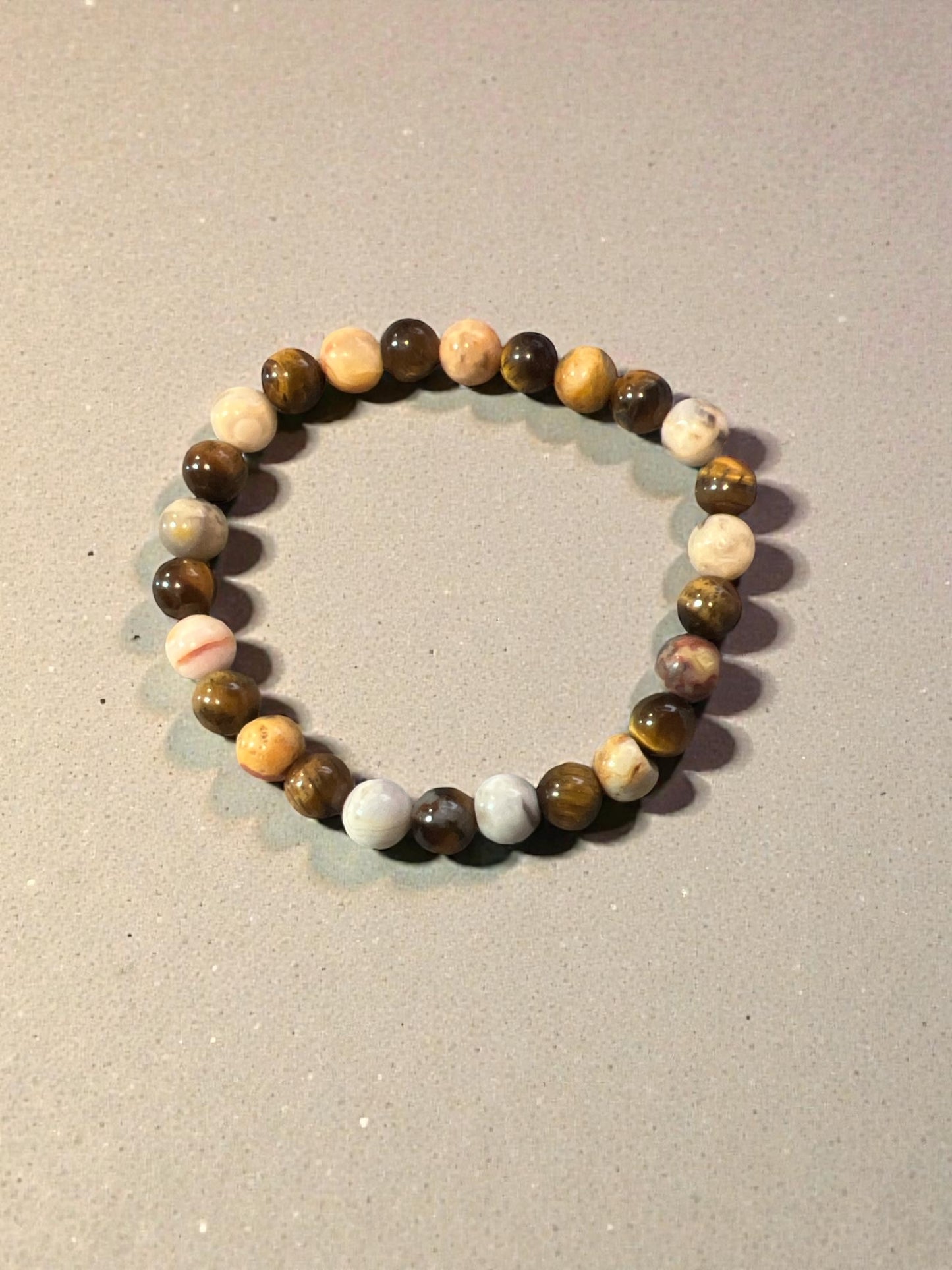 Crazy Lace Agate with Tigers Eye